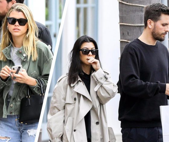 А София Ричи не против? Бывшая Скотта Дисика гуляет вместе с ними