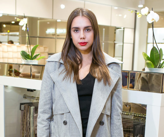 Маргарита Мамун, Виктория Дайнеко и Аврора на открытии бутика King Koil