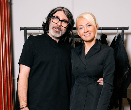 Яна Рудковская, Юлианна Караулова и Виктория Шелягова на презентации новой коллекции Daniil Berg