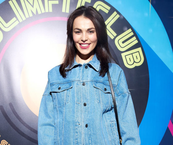 Сати Казанова, Алена Заварзина и Вик Уайлд на открытии студии персонального тренинга #SlimFitClub Полины Киценко