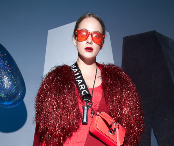 Аглая Тарасова, Анна Цуканова-Котт и Анна Хилькевич на открытии Bombay Canvas by Urban Dreams.