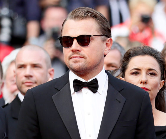 Леонардо ДиКаприо, Татьяна Навка и Марион Котийяр на премьере фильма «Боже мой!» на Каннском кинофестивале