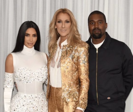 Ким Кардашьян и Канье Уэст зажигают на концерте Селин Дион!