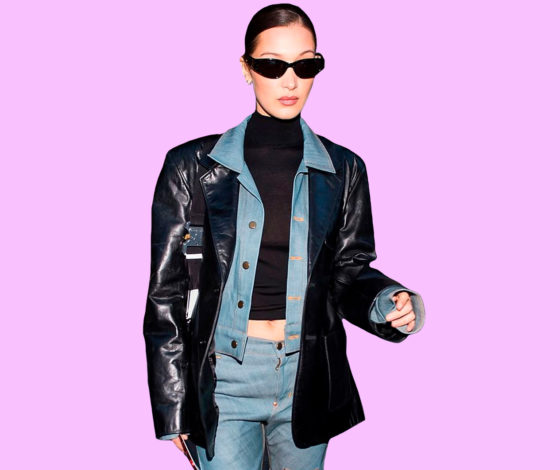 Тренд: где купить черный кожаный оверсайз-пиджак?