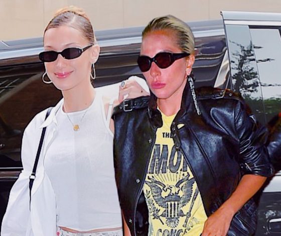 Подготовка вовсю: Леди Гага и Белла Хадид на примерке перед Met Gala