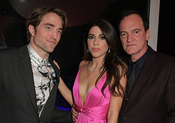 Квентин Тарантино, Роберт Паттинсон и Сальма Хайек на вечеринке Vanity Fair и Chopard в Каннах