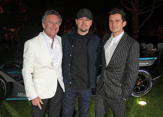 Орландо Блум, Леонардо ДиКаприо и Дуа Липа на премьере документального фильма And We Go Green в Каннах 