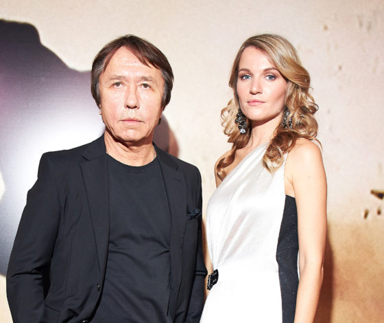 Ренат Давлетьяров и Женя Малахова, Анна Пескова и Ольга Серябкина на премьере «Донбасс. Окраина»