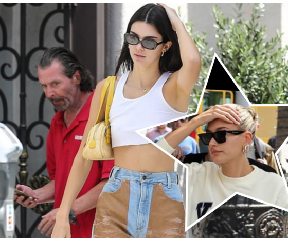 Идеальный выход: Кендалл Дженнер с голым прессом и Хейли в мини