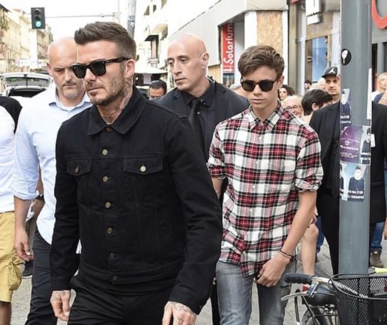 Кровь не вода: новый выход Дэвида Бекхэма с сыном Ромео