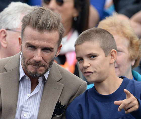 Кровь не вода! Ромео Бекхэм в таких же сережках, как у Дэвида в молодости