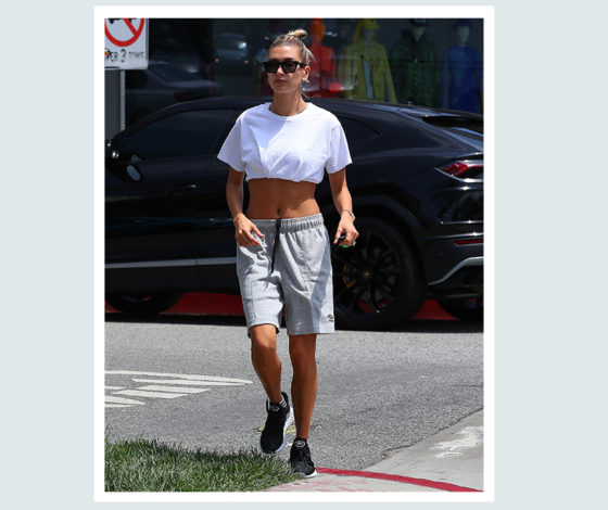 Где купить баскетбольные шорты, как у Хейли Болдуин?