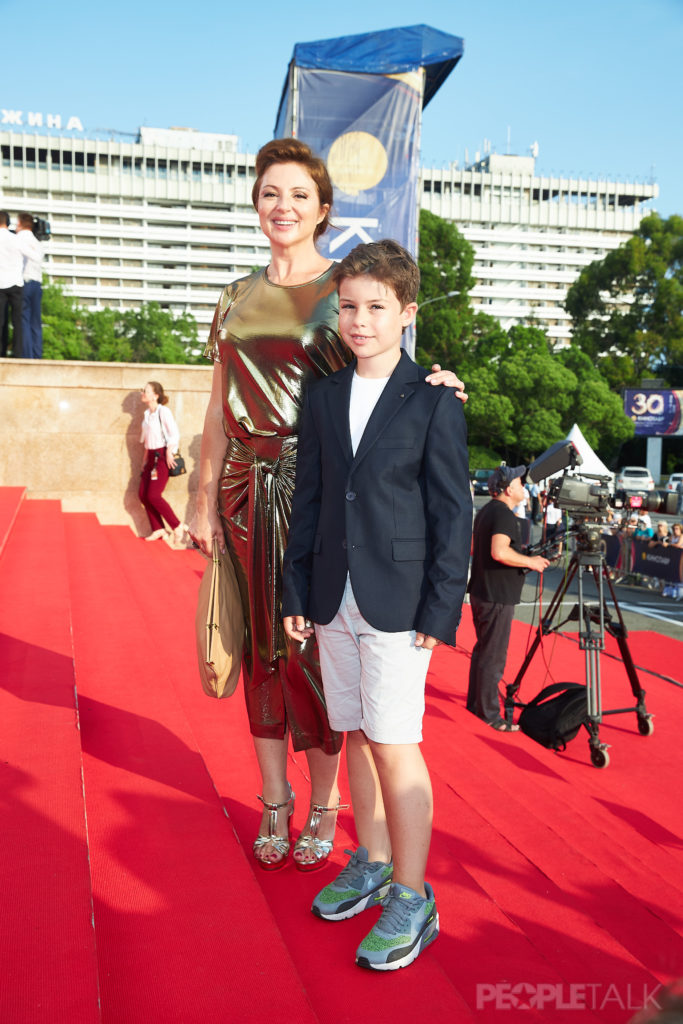 Анна Банщикова с сыном