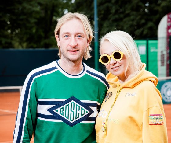 Евгений Плющенко и Яна Рудковская, Федор Бондарчук на благотворительном турнире BoscoFriendsOpen и фонда «Друзья»