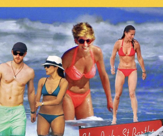 Все фото членов королевской семьи в бикини: среди них Меган Маркл, Кейт Миддлтон и даже Елизавета II