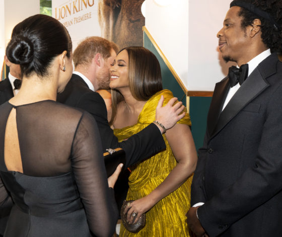 Комплименты и советы о детях: о чем говорили Бейонсе и Джей Зи с Меган и Гарри?