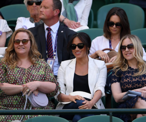 Сияет! Меган Маркл появилась на Уимблдонском турнире