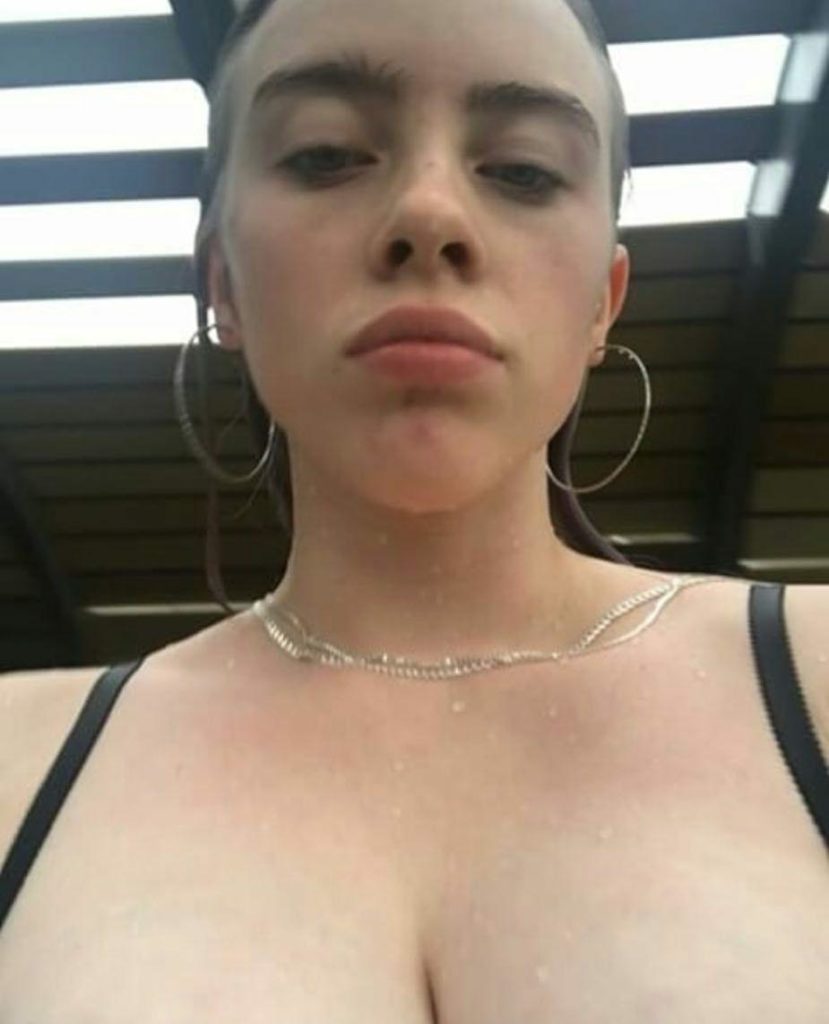 Billie eilish titties bouncing