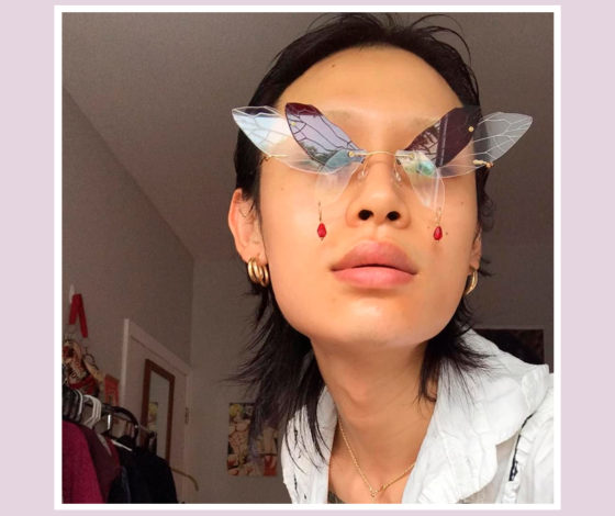 Невозможно оторваться: этот корейский бренд выпускает безумные очки-бабочки