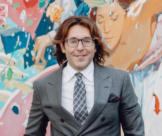 Андрей Малахов, Маргарита Пушкина и Марика на завтраке клуба коллекционеров Cosmoscow и Hutton Development