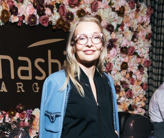 Виктория Давыдова, Дарья Клюкина и Виктория Короткова на коктейле Nashi Argan