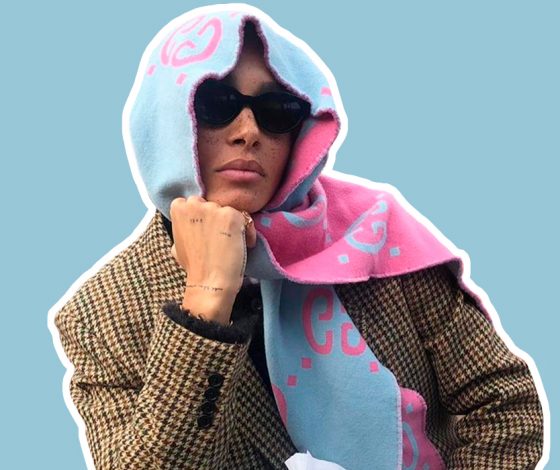 Сколько стоит: шарф Gucci Адвоа Абоа