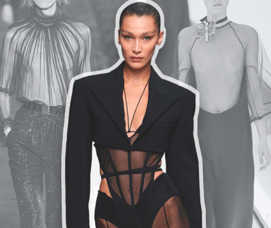 Как носить прозрачные вещи и делать это стильно?