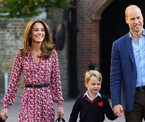 Совсем взрослая! Принц Уильям и Кейт Миддлтон отвели Шарлотту в школу