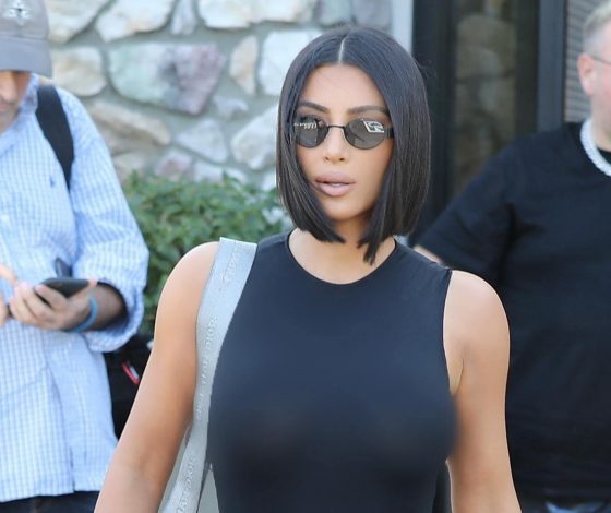 В любимых кожаных брюках: новый выход Ким Кардашьян