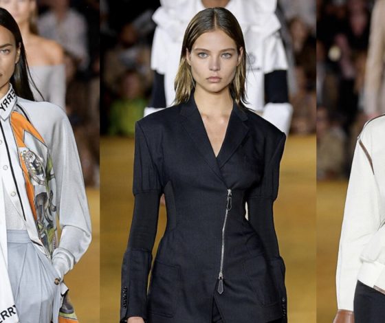 Алеся Кафельникова (с Беллой, Шейк и Кендалл) и весь показ Burberry здесь!