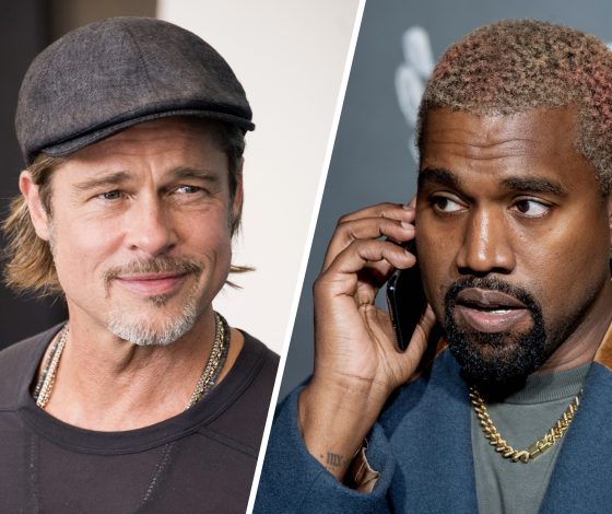 Очень круто! Брэд Питт рассказал о дружбе с Канье Уэстом