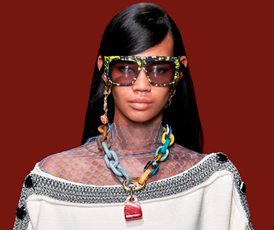 Вау! Серьги-ожерелья на показе Ports 1961 в Лондоне