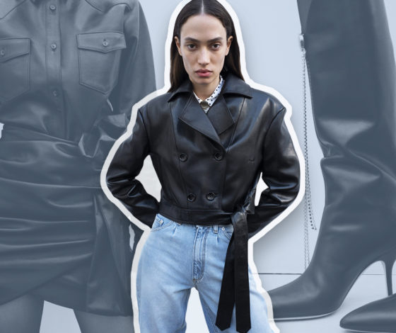 13 способов носить кожаные вещи этой осенью