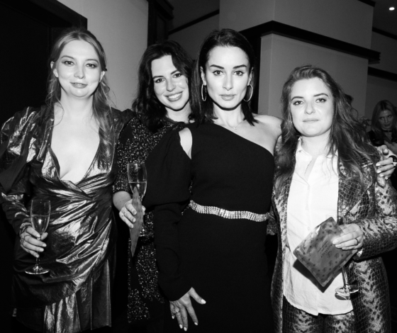 Тина Канделаки, Лаура Джугелия и Катя Фёдорова на ужине телеграм-канала «Антиглянец»