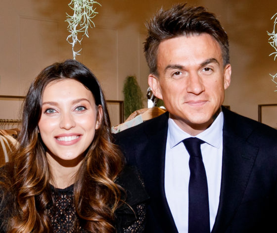 Регина Тодоренко, Влад Топалов и Наталия Медведева на открытии магазина Akhmadullina Dreams