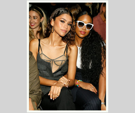 Вот это секс! Зендая в прозрачном бра на показе Vera Wang