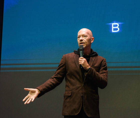 Фёдор Бондарчук, Ирина Старшенбаум, Риналь Мухаметов и Юрий Борисов на Comic Con Russia