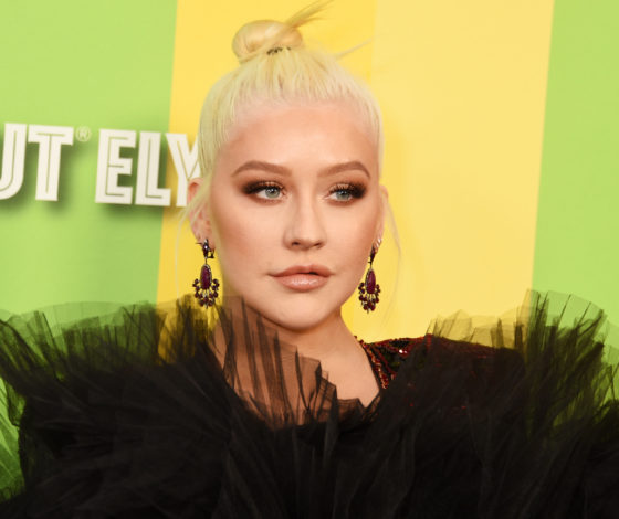 Кристина Агилера, Ева Лонгория и Гвинет Пэлтроу на благотворительном ужине amfAR