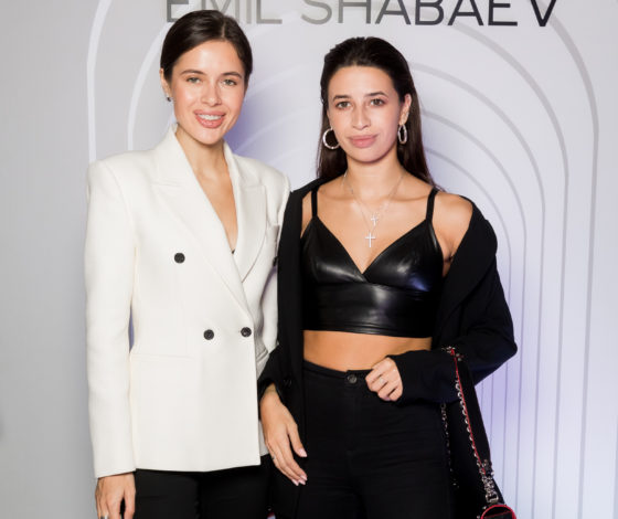 Самира Мустафаева, Стефания Маликова и Ксения Шипилова на показе Emil Shabaev