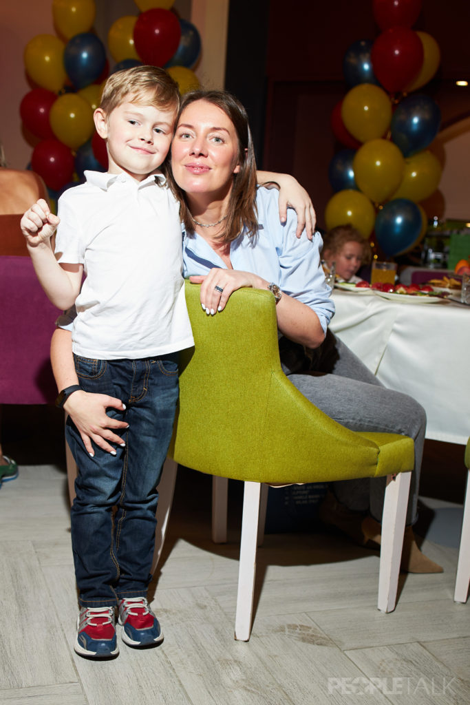 Екатерина Минкевич с сыном