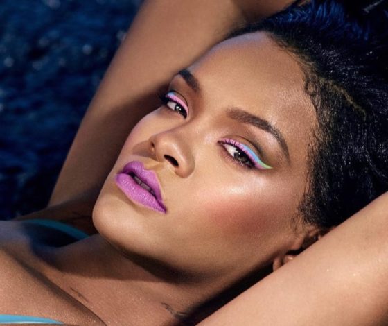 Звездный талисман: фанатка «Ювентуса» Рианна на футбольном матче Лиги чемпионов