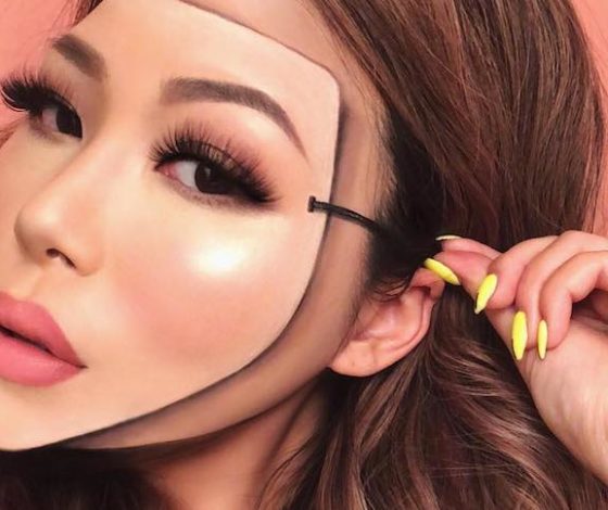 Королева мейкап-эпатажа Мими Чой: как разрезать лицо с помощью макияжа?