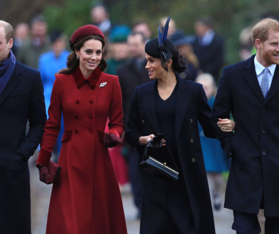 Все в сборе! Принц Гарри, Меган Маркл, Уильям и Кейт Миддлтон снова вместе!