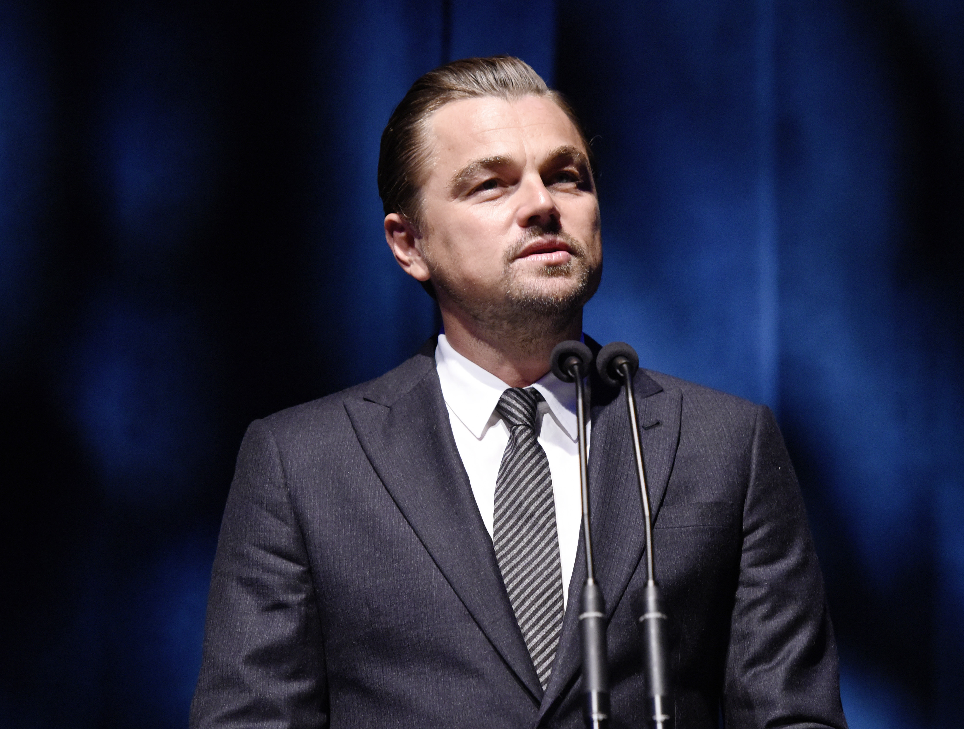 Leonardo DiCaprio threw a party with models