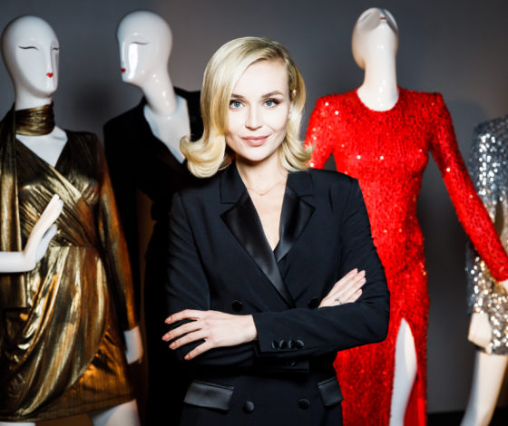 Полина Гагарина, Аврора и Юлианна Караулова на презентации капсульной коллекции POLINA GAGARINA X SELFMADE