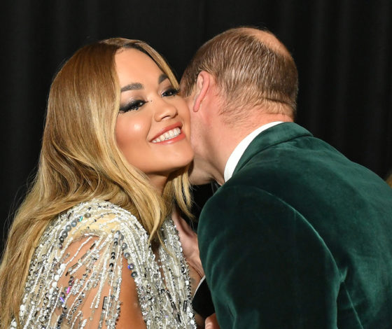 Элли Голдинг, принц Уильям и Рита Ора на Centrepoint's 50th Anniversary Gala