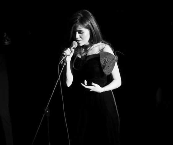 Артем Королев, Полина Сохранова и  Анка Цицишвили на дебютном концерте певицы Tamara 