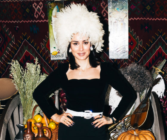 Тина Канделаки на дне рождения ресторана «Тинатин»