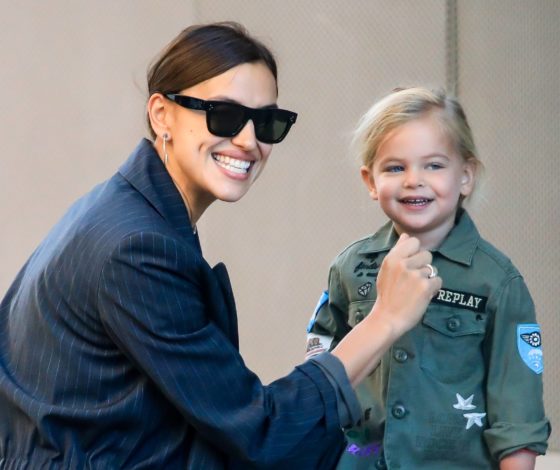 Вдохновляемся! Самые стильные выходы Ирины Шейк с дочкой