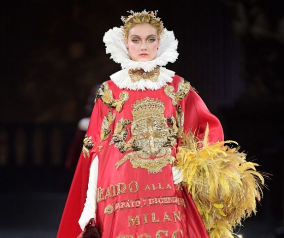 В Милане прошел новый показ Dolce&Gabbana. Подробности здесь